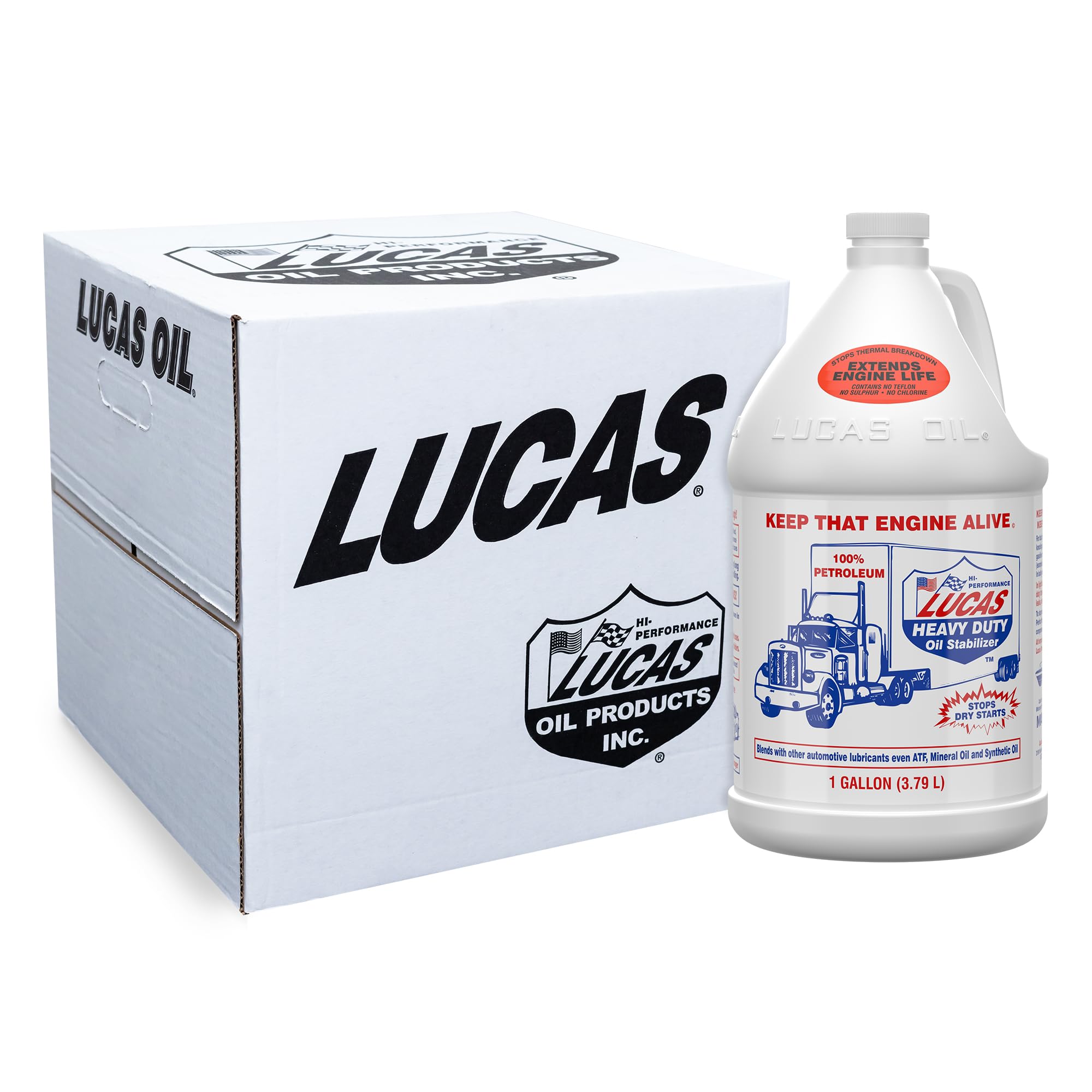 71JWRzWCfzL Lucas Oil 10002 Heavy Duty Oil Stabilizer - 1 Gallon - Image 1
