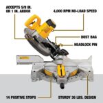 DEWALT 12-Inch Miter Saw, 15-Amp, Single Bevel, Compound (DWS715) - Image 11
