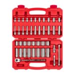 TEKTON 3/8 Inch Drive 6-Point Socket and Ratchet Set, 42-Piece (6-24 mm) | SKT15201