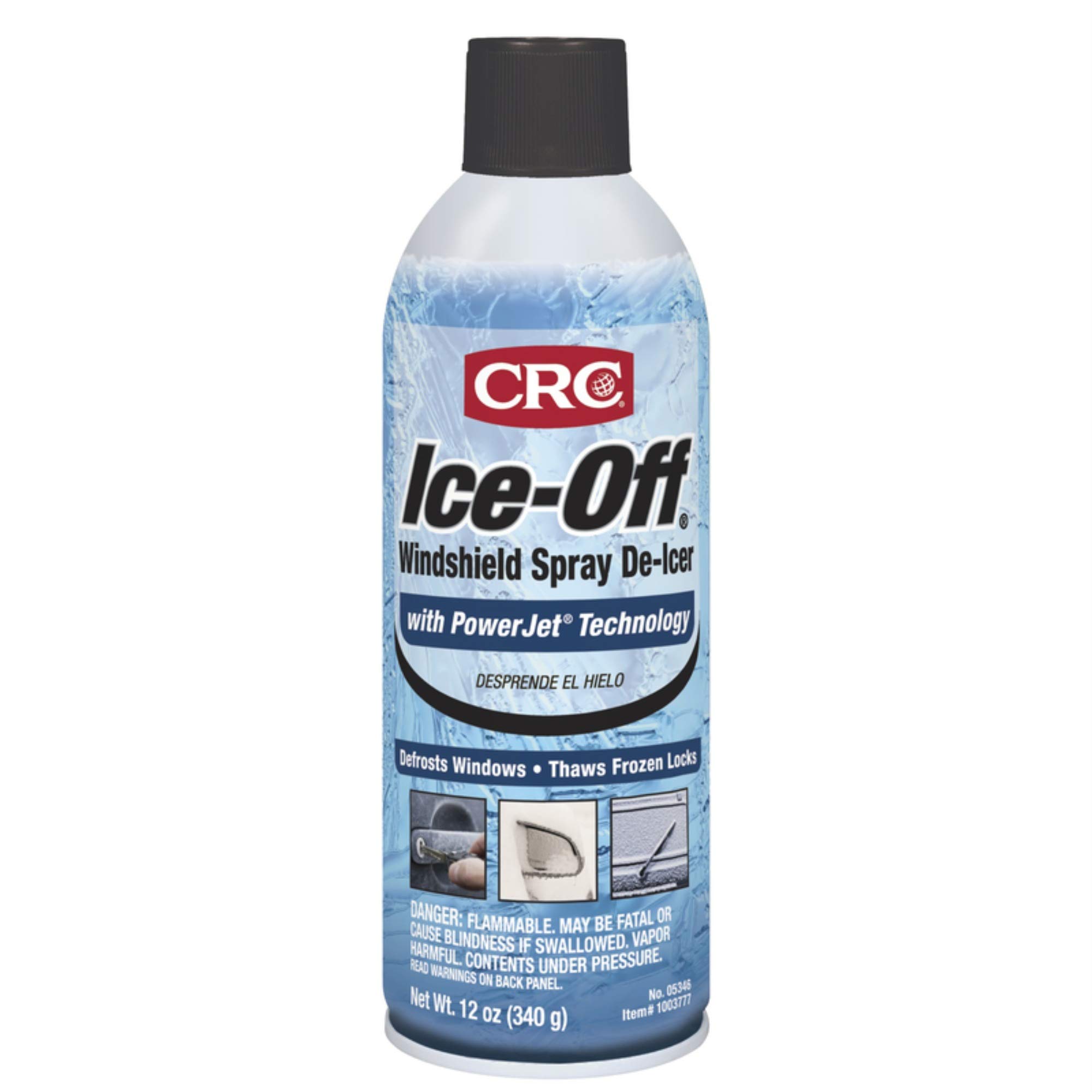 71eqgBNLR-L CRC 05346 Ice-Off Windshield Spray De-Icer, 12 Wt. oz, 12 Bottles (Case) - Image 1