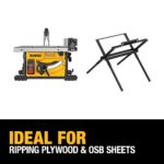 DEWALT Portable Table Saw with Stand, 8-1/4 inch, up to 48-Degree Angle Cuts (DWE7485WS) - Image 6