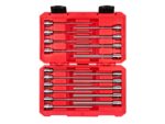 TEKTON 3/8 Inch Drive Long Ball End Hex Bit Socket Set with Case, 19-Piece (1/8-3/8 in., 3-10 mm) | SHB91321