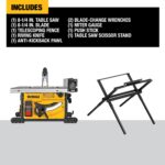 DEWALT Portable Table Saw with Stand, 8-1/4 inch, up to 48-Degree Angle Cuts (DWE7485WS) - Image 8
