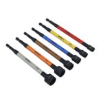 Wiha 70486 Magnetic Nut Setter Set, 6 Piece SAE, Color Coded, 1/4-Inch Hex Drive, Impact Rated - Image 5