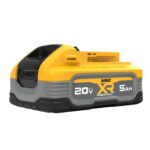 DEWALT 20V MAX Battery, POWERSTACK, More Power More Compact, Rechargeable 5Ah Lithium Ion Battery (DCBP520)