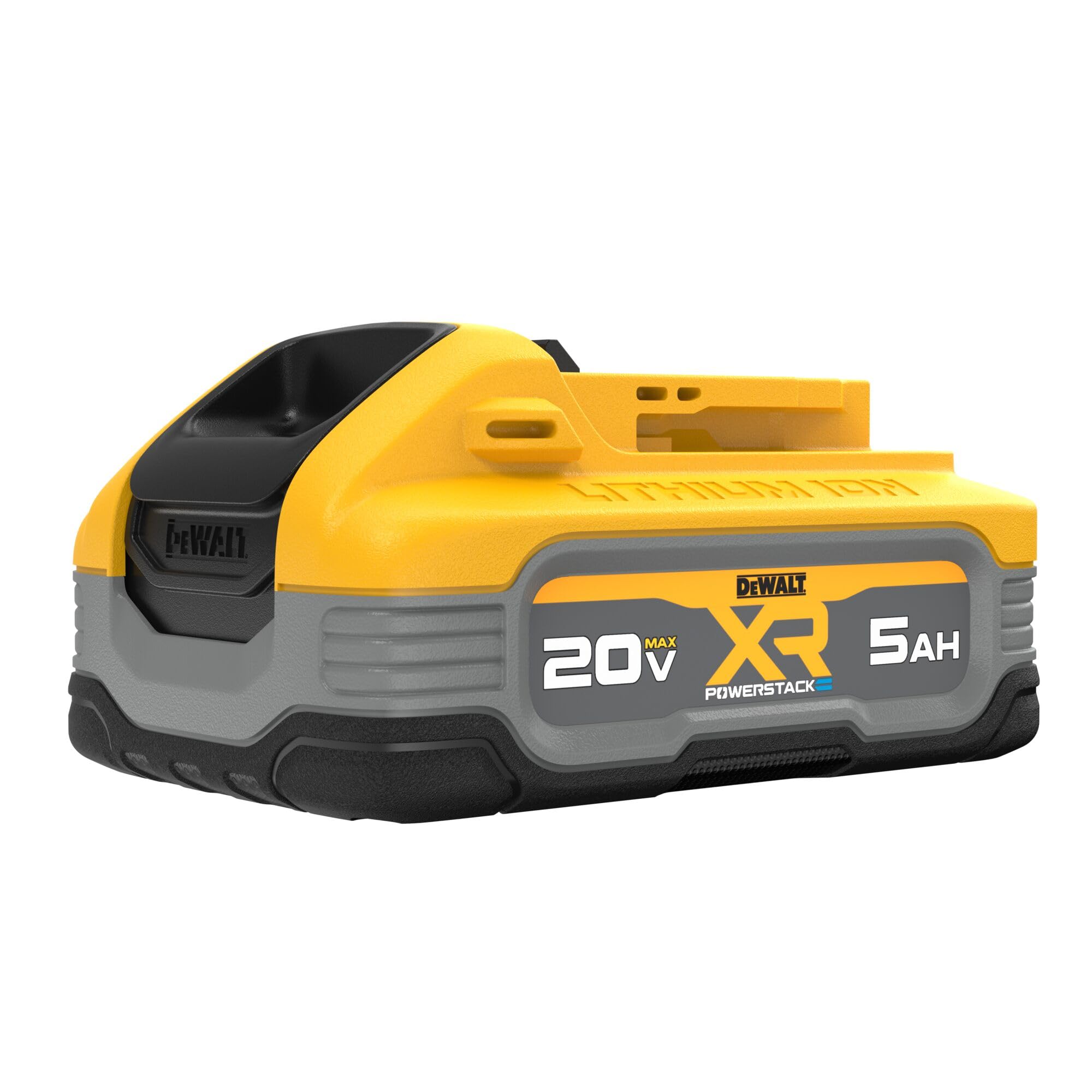 71yKftQpZXL DEWALT 20V MAX Battery, POWERSTACK, More Power More Compact, Rechargeable 5Ah Lithium Ion Battery (DCBP520) - Image 1