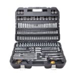 DEWALT 192 Pcs. Mechanics Tool Set, 1/2, 1/4, 3/8 Socket Set, SAE and Metric Socket Wrench Set, Hard Shell Tool Box (DWMT75049) - Image 4