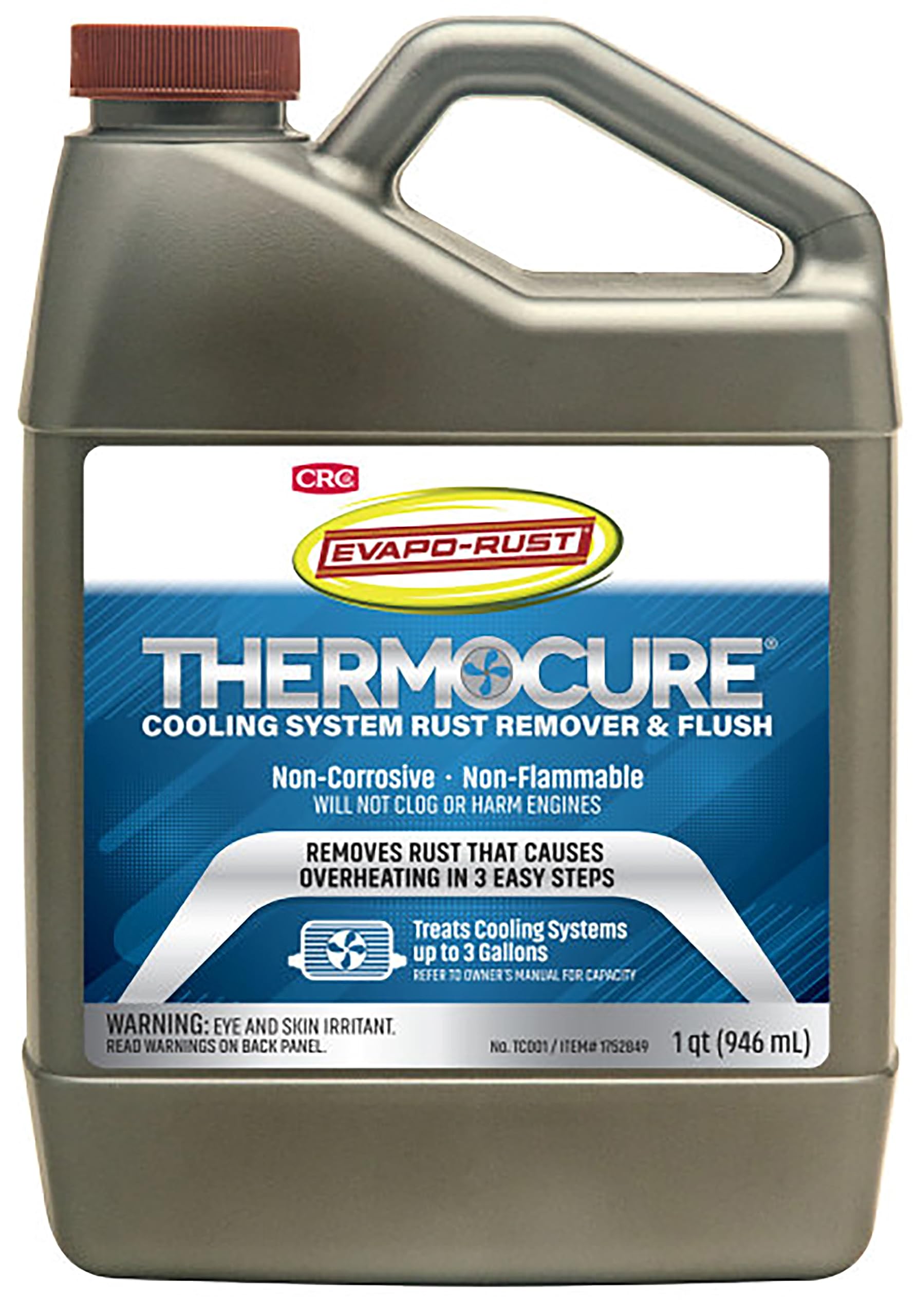 814B44XXoSL CRC Thermocure Coolant System Rust Remover, 32 Oz, Rust Remover for Vehicle Cooling Systems, Removes Rust Scale and Deposits - Image 1