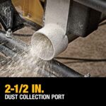 DEWALT Table Saw 10 Inch with Foldable Rolling Table Saw Stand, 15 Amp, 4800 RPM, 32-1/2-Inch Rip Capacity (DWE7491RS) - Image 9