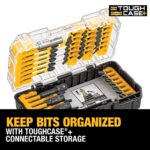 DEWALT Screwdriver Bit Set, 40 Pcs. Impact Ready, FlexTorq Impact Driver Bit Set with Storage Case (DWA2T40IR) - Image 9