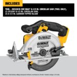 DEWALT 20V MAX Circular Saw, Cordless Sidewinder Style Portable, 6-1/2-Inch Blade, 5150 RPM, 0-50 Degree Bevel Capability, Battery Not Included (DCS391B) - Image 11
