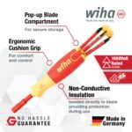 Wiha 28393 7 Piece Insulated SlimLine Ultra-Driver Blade Set Slotted, Phillips - Image 6