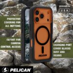 Pelican Voyager iPhone 17 Pro Case [Compatible with MagSafe] Rugged Phone Case w/ 24ft Military-Grade Drop Protection - Heavy Duty Phone Cover w/Belt Clip Holster for iPhone 17 Pro - Black/Clear - Image 7
