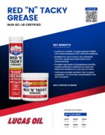 Lucas Oil 10574 Red "N" Tacky Grease - 1 Pound - Image 2