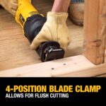 DEWALT 20V MAX Reciprocating Saw, 3,000 Strokes Per Minute, Variable Speed Trigger, Bare Tool Only (DCS380B), Yellow - Image 8