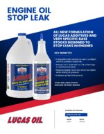 Lucas Oil 10278 Engine Oil Stop Leak - 1 Quart - Image 2