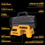 DEWALT 70000-BTU Outdoor Portable Forced Air Propane Heater - Image 7