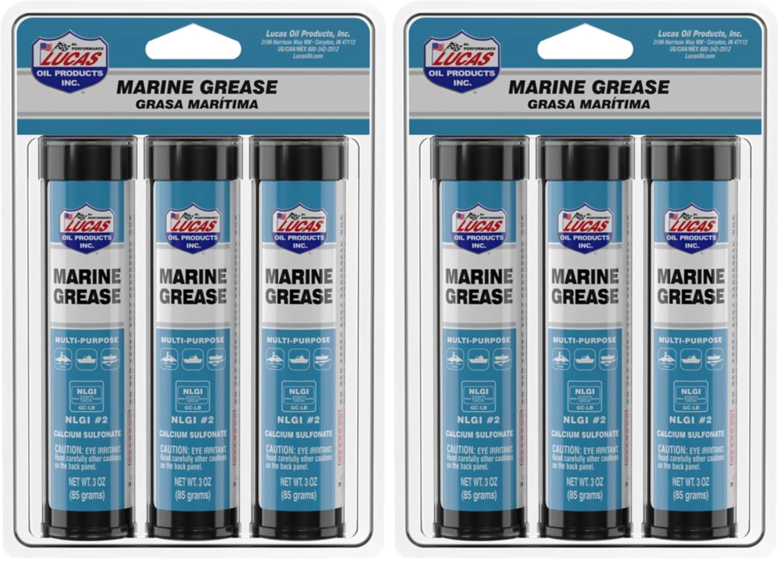 81jpGnd1UQL Lucas Oil 10682 Marine Grease 3 Ounce Combo Pack - Image 1
