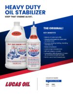 Lucas Oil 10002 Heavy Duty Oil Stabilizer - 1 Gallon (Pack of 4) - Image 5