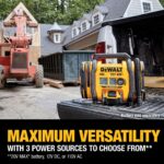 DEWALT Tire Inflator Portable Air Compressor 20V MAX, Car Air Pump with Automatic Shut Off, LED Light, Tool Only (DCC020IB) - Image 8