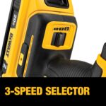 DEWALT 20V MAX XR Oscillating Multi-Tool Kit, Oscillating Tool Accessories, Cordless, 3-Speed, Quick Blade Change, Sand Paper, Blades, Battery and Charger Included (DCS356D1) - Image 8
