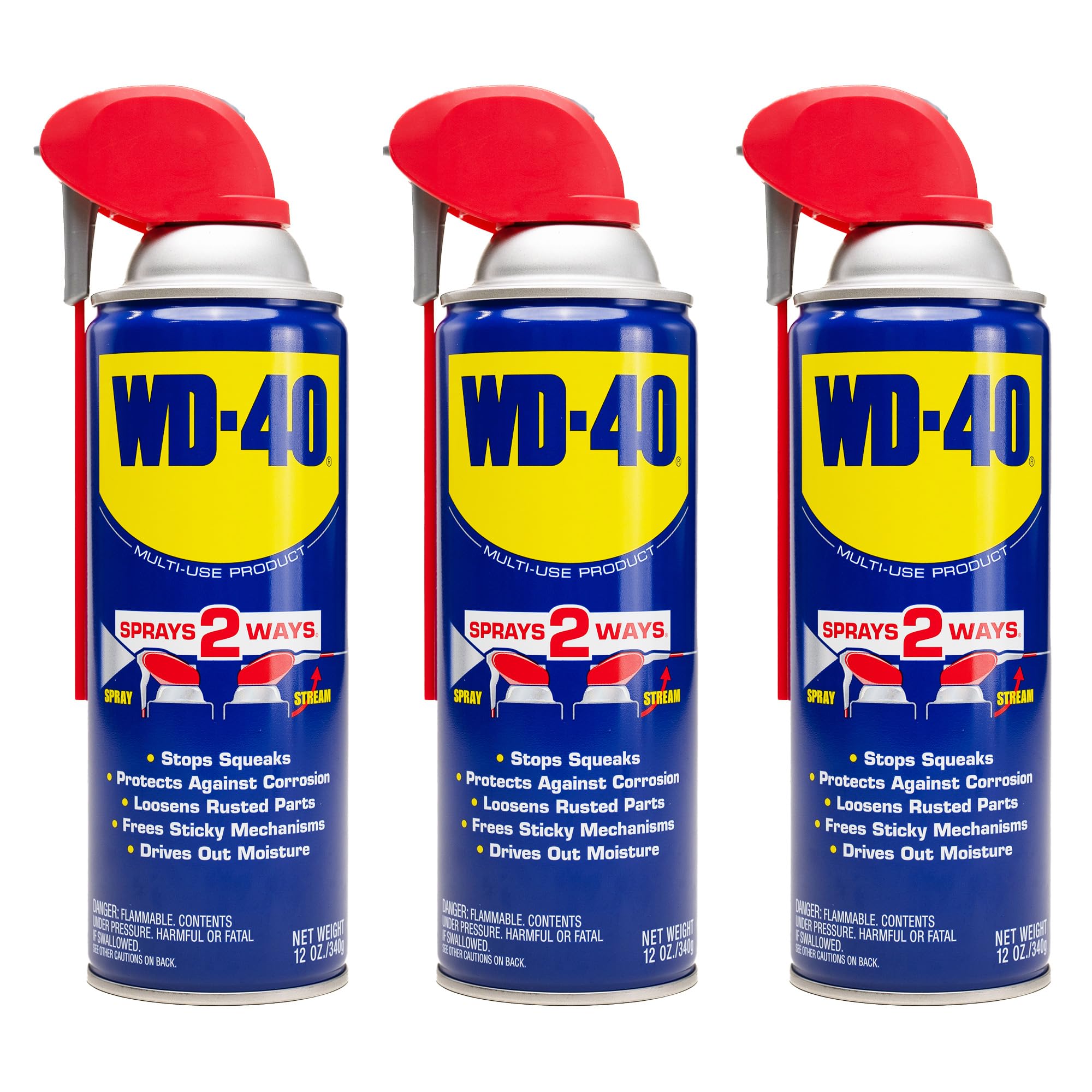 81v+KpbKLZL WD-40 Original Formula, Multi-Use Product with Smart Straw Sprays 2 Ways,12 OZs, 3-Pack, 12 OZ - Image 1