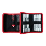 Wiha 28188 Drive-Loc VI Wallet Set, 32 Piece, Phillips, Slotted, Square, Torx, Hex & Nut Drivers, SoftFinish Handle - Image 5