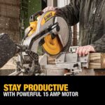 DEWALT 12-Inch Miter Saw, 15-Amp, Single Bevel, Compound (DWS715) - Image 9