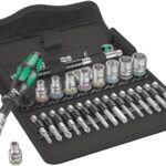 Wera 05004016001 8100 SA 6 Zyklop Metric Speed Ratchet Set, 28 Piece, 1/4" Drive