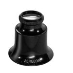 Bergeon 1458-A-15 Watchmakers Double Lens Eyeglass Loupe 15x Magnification