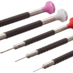Bergeon 6899-P05 Set of 5 Watchmakers Ergonomic Screwdrivers Swiss Tools