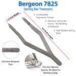 Bergeon 7825 Spring Bar Tweezer Lug Removal Fitting Tool - Image 8